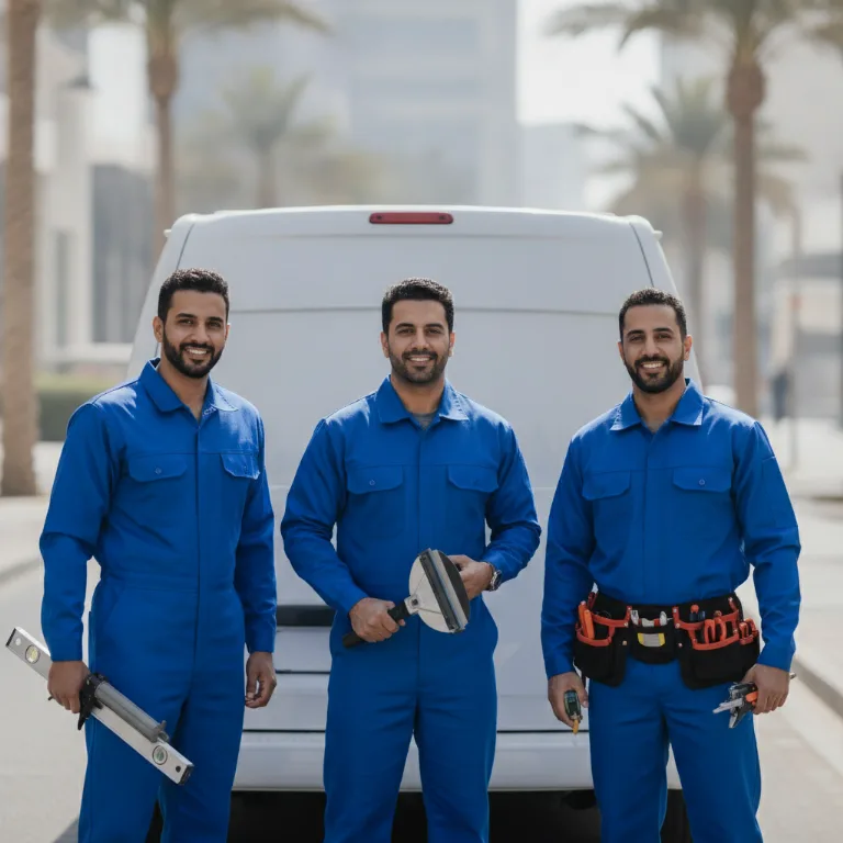 تركيب نوافذ فريق في جبل علي